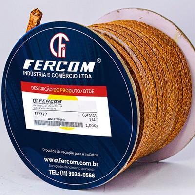 Gaxeta de fibra fenólica com PTFE – FE-7777