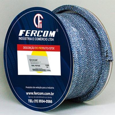 Gaxeta de fios de carbono e dispersão em PTFE – FE-7025