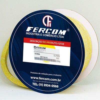 Gaxeta fios de fibra aramida com PTFE – FE-7004